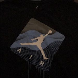 Jordan men’s short sleeve black shirt